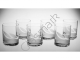 Szklanka 200 ml Listki piaskowane 