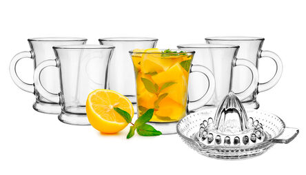 Zestaw Kubek Leo 6 szt + Wyciskarka