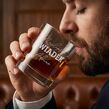 Karafka 850ml 2 Szklanki do Whisky Grawer Prezent dla Świadka Ślub Wesele - 3
