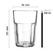 Szklanka uniwersalna 320 ml - 2