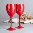 Kieliszki do wina z grawerem laserowym czerwone 2szt 300ml - 7