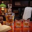 Zestaw do Whisky ROYAL Karafka 850ml + 2 Szklanki Grawer Prezent Łowiectwo - 2