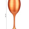 Kieliszek Wino 300ml Pomarańcz Met. - 2