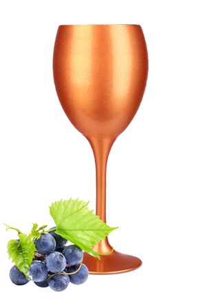 Kieliszek Wino 300ml Pomarańcz Met.