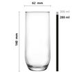 Szklanka wysoka 280 ml - 2