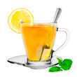 Zestaw 6 kubków Limon + Spodki Łezka + Łyżeczki - 5