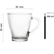 Komplet szklanek 200ml 6 szt - 2