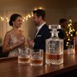 Zestaw Karafka 750ml + 2 Szklanki do Whisky Grawer Prezent Rocznica Ślubu - 6