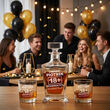 Zestaw do Whisky Karafka 850ml 2 Szklanki Grawer Prezent na 18 Urodziny - 5