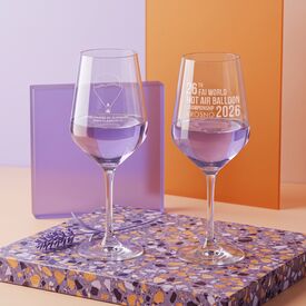 Komplet kieliszków Glasmark 580ml – Balony 2026 (2 szt.)