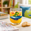 Szklanka dla dzieci 300ml do soku wody Dinozaur Kosmos Szkło planety DINO - 4