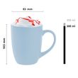 Kubek Bruno 300ml Jasny Niebieski Matowy na kawę herbatę dla chłopaka - 2