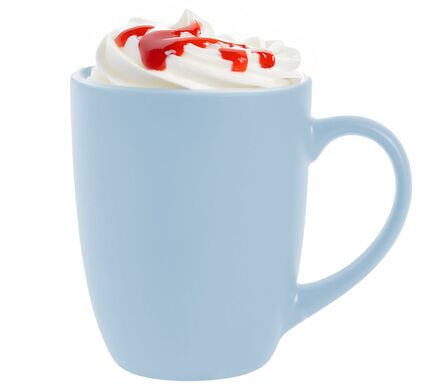 Kubek Bruno 300ml Jasny Niebieski Matowy na kawę herbatę dla chłopaka