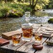 Karafka  ROYAL do WHISKY + 2 Szklanki Grawer Prezent Pudełko dla WĘDKARZA - 4