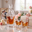 Karafka Whisky ROYAL 850ml + 2 Szklanki Grawer Prezent NA ŚLUB WESELE - 6
