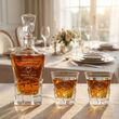 Karafka Whisky ROYAL 850ml + 2 Szklanki Grawer Prezent NA ŚLUB WESELE - 4