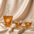 Karafka Whisky ROYAL 850ml + 2 Szklanki Grawer Prezent NA ŚLUB WESELE - 7