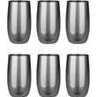 Szklanka Wysoka 320ml Szara Metaliczna - 4