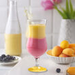 Kieliszek koktajlowy 420 ml dno żółte - 3