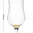 Kieliszek koktajlowy 420 ml dno żółte - 2