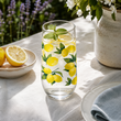 SZKLANKI WYSOKIE ZESTAW 6 SZT 400ML DO SOKU NAPOJÓW DRINKÓW CYTRYNY - 3