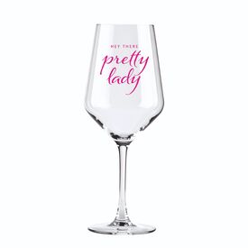 Duży Kieliszek Wina 580ml Prezent dla Niej Dziewczyny kobiety Pretty Lady