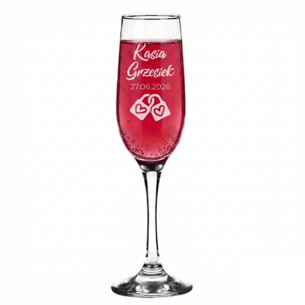Kieliszek szampan 200ml Laser