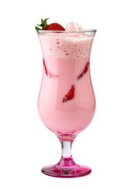 Kieliszek koktajlowy 420 ml dno marenta róż