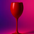 Kieliszek Wino 300ml Malowany Czerwony - 5
