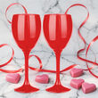 Kieliszek Wino 300ml Malowany Czerwony - 7