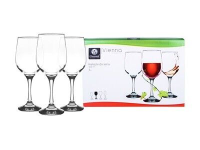 3 Kieliszki na wino 300 ml