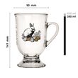 Szklanka z uchem DUŻY Kubek Elton 420ml Wielkanocny Zając - 2