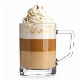 Szklany Kubek NICO 270ml z Uchem Kawa Herbata Elegancki Do Zmywarki