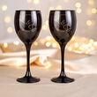 Kieliszki do wina z grawerem laserowym czarne 2szt 300ml - 2