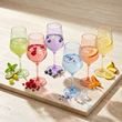 Kolorowe kieliszki do wina 470ml zestaw 6szt eleganckie Joyful - 7