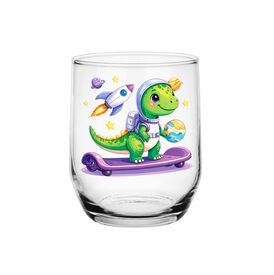 Szklanka dla dzieci 300ml Dinozaur Dino do soku wody Kosmos PLANETY