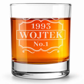 Szklanka do Whisky z Grawerem 300ml Prezent Chłopaka Męża Taty Ojca Dziadka