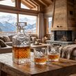 Karafka 750ml + 2 Szklanki do Whisky Grawer Prezent dla Myśliwego Pudełko - 3