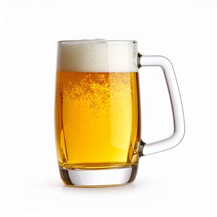 Kufel szklany z uchem o poj. 500 ml