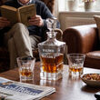 ZESTAW Karafka Whisky ROYAL 850ml + 2 Szklanki Grawer Prezent dla DZIADKA - 4