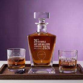 Zestaw do whisky Glasmark 850ml/300ml – Balony 2026 (3 szt.)