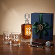 Karafka 850ml 2 Szklanki do Whisky Zestaw Grawer Prezent URODZINY Pudełko - 6