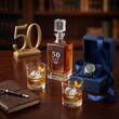 Karafka 850ml 2 Szklanki do Whisky Zestaw Grawer Prezent URODZINY Pudełko - 9