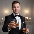 Karafka do whisky + 2 Szklanki Crystal KPL3 - 7