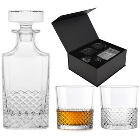 Karafka do whisky + 2 Szklanki Crystal KPL3