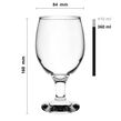 Komplet 6 pokali do małego piwa 360ml - 2