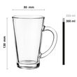 Kubek szklanka z uchem Iwo 300ml Cytryny Watercolor na herbatę sok - 2
