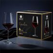 Eleganckie Kieliszki do Wina Czerwonego 580ml 6szt Zestaw Prezent Zmywarka - 8