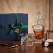 ZESTAW Karafka Whisky ROYAL 850ml + 2 Szklanki Grawer Prezent na URODZINY - 6