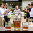 Karafka 750ml 2 Szklanki do Whisky Grawer zabawny śmieszny Prezent Pudełko - 5